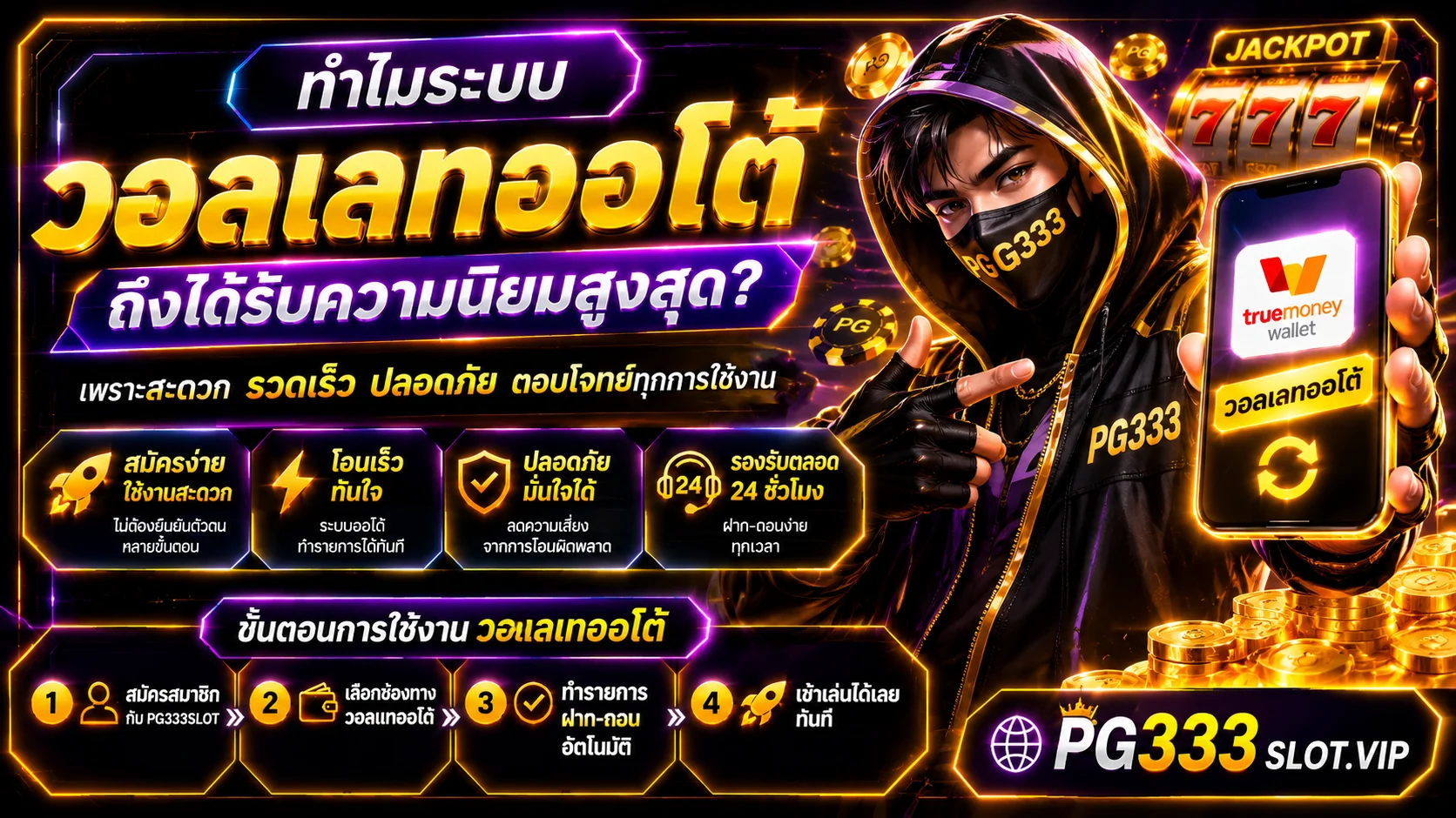 ทำไมระบบ PG333 Wallet ถึงเป็นที่นิยม